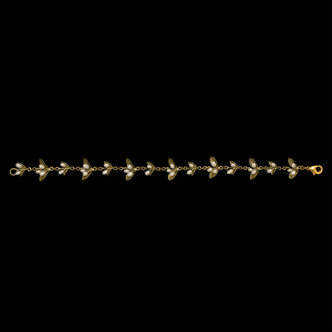 Image of the Michael Michaud Spring Vine Bracelet on a black background
