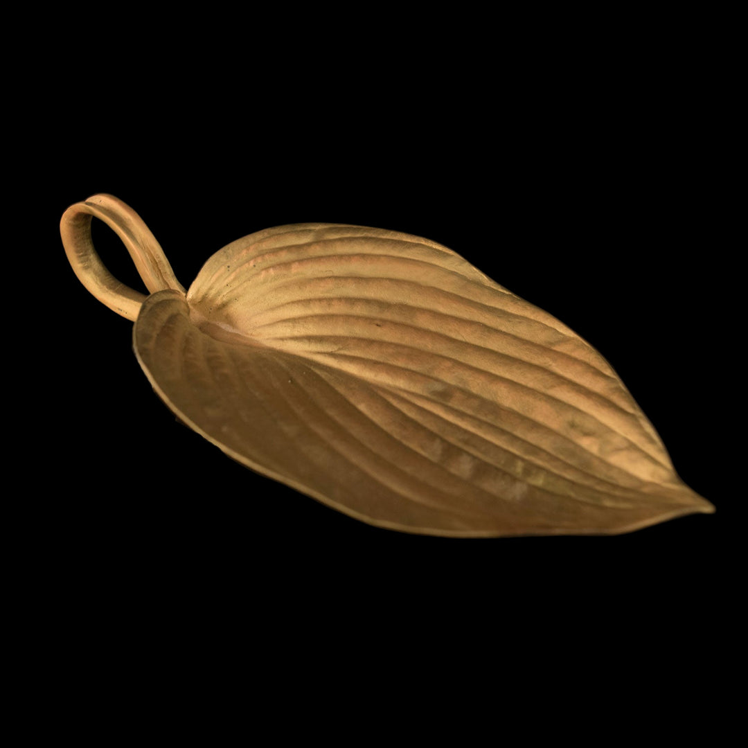 Image of the Michael Michaud Hosta Dish on a black background
