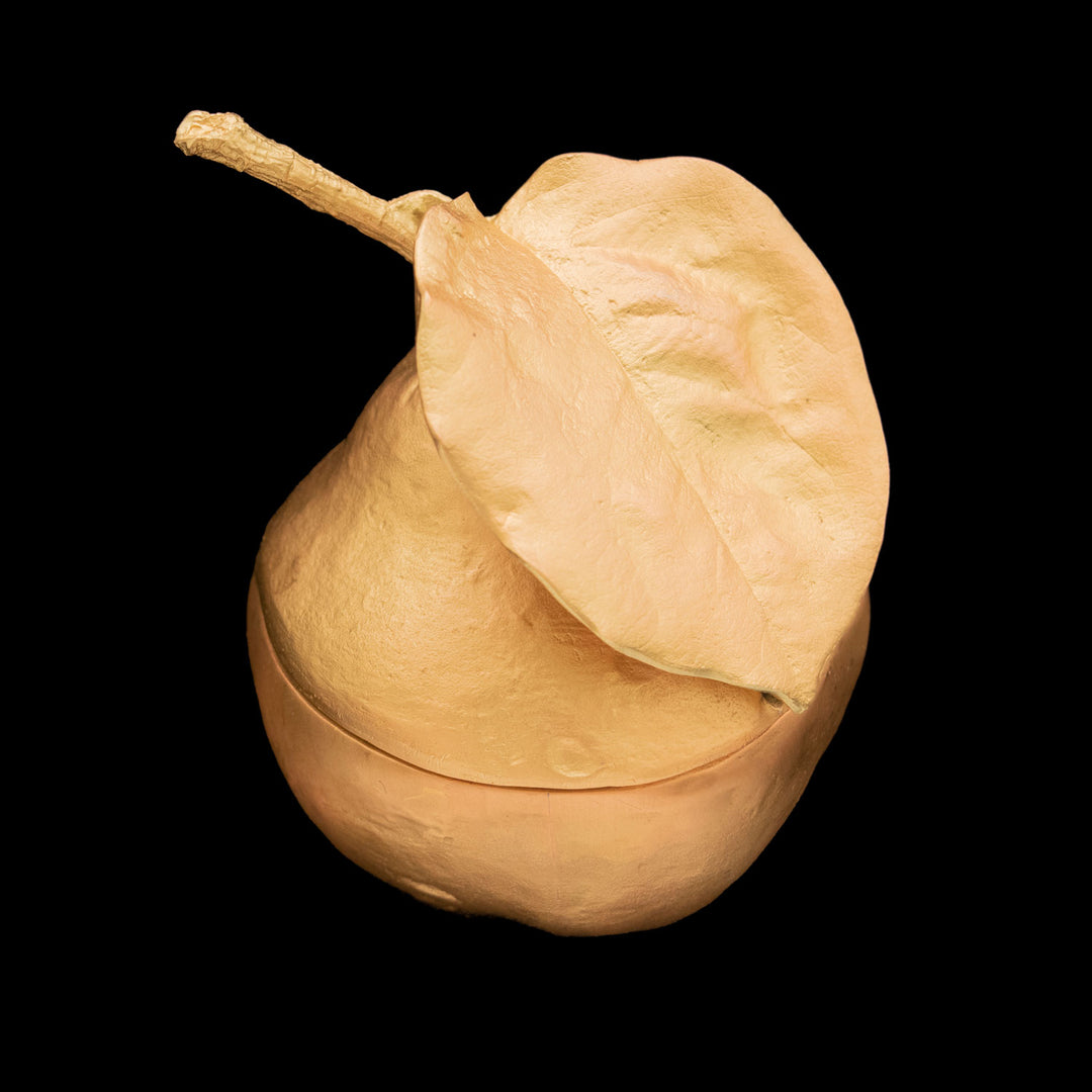 Image of the Michael Michaud Quince Box on a black background
