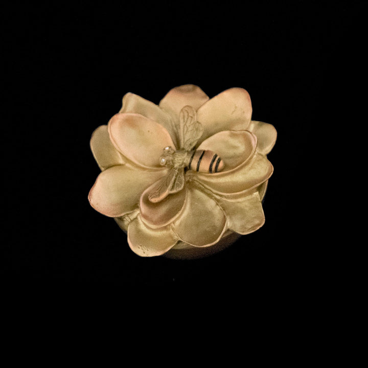 Image of the Michael Michaud Honey Bee Box on a black background
