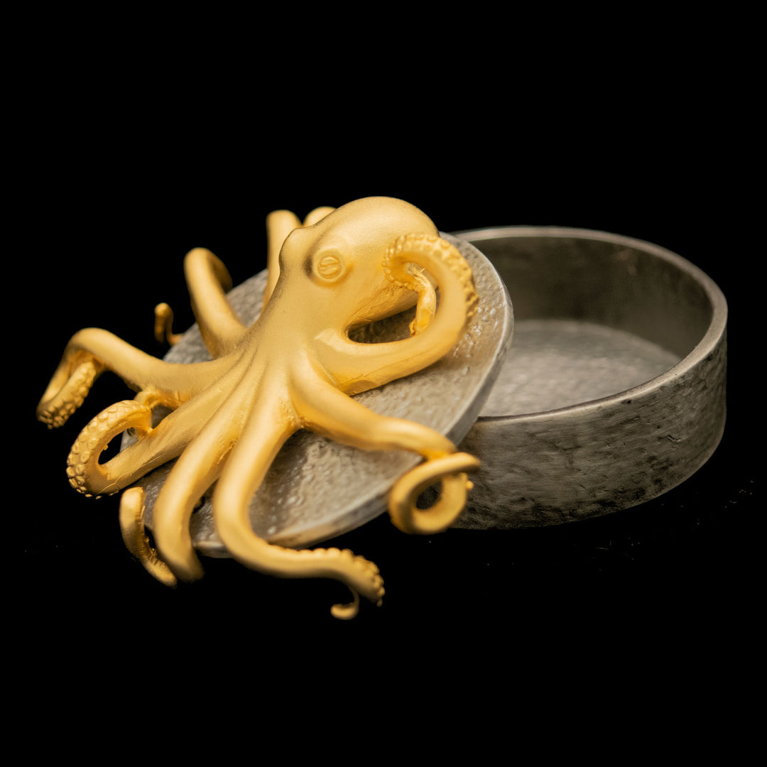 Image of the Michael Michaud Octopus Box on a black background
