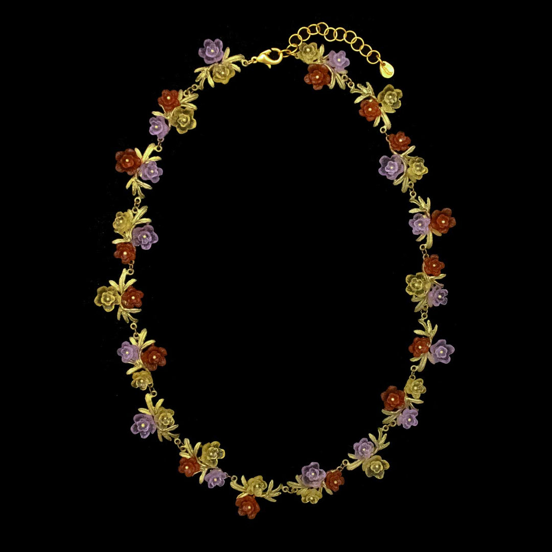 Image of the Michael Michaud Mums Necklace - All Around on a black background