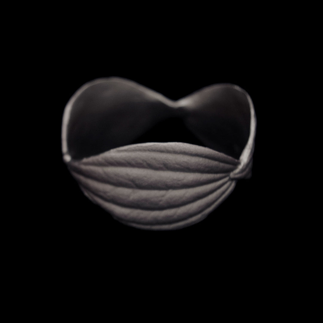Image of the Michael Michaud Piper Napkin Rings on a black background