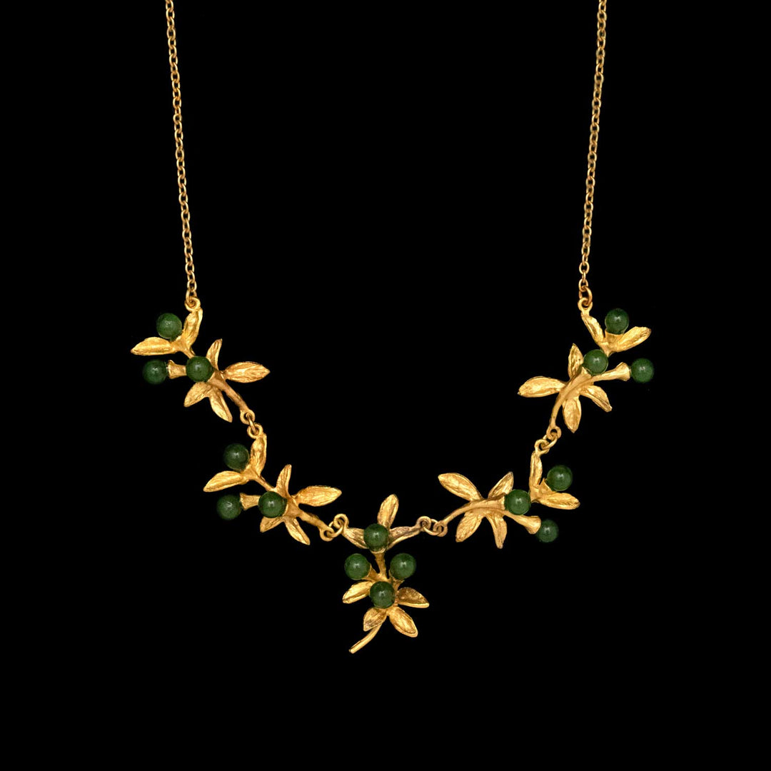 Image of the Michael Michaud Pepper Necklace on a black background