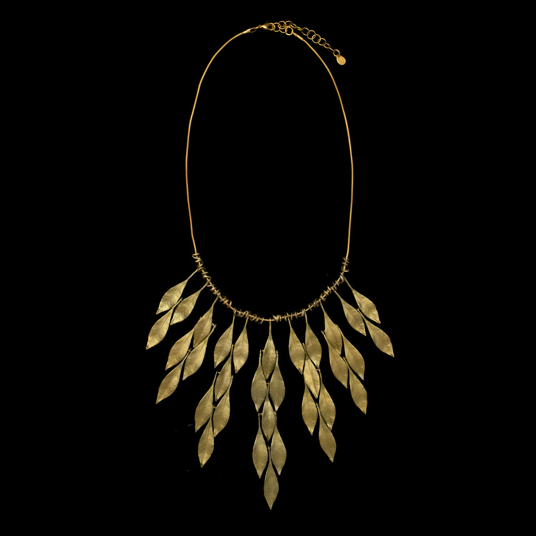 Image of the Michael Michaud Laurel Necklace - Web Exclusive on a black background