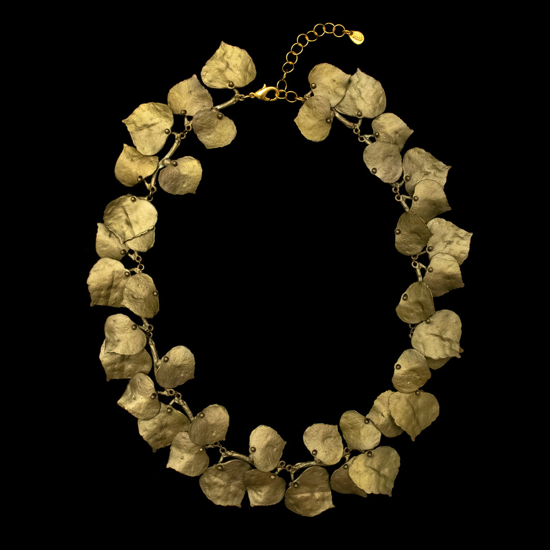 Image of the Michael Michaud Aspen Contour Necklace - Web Exclusive on a black background