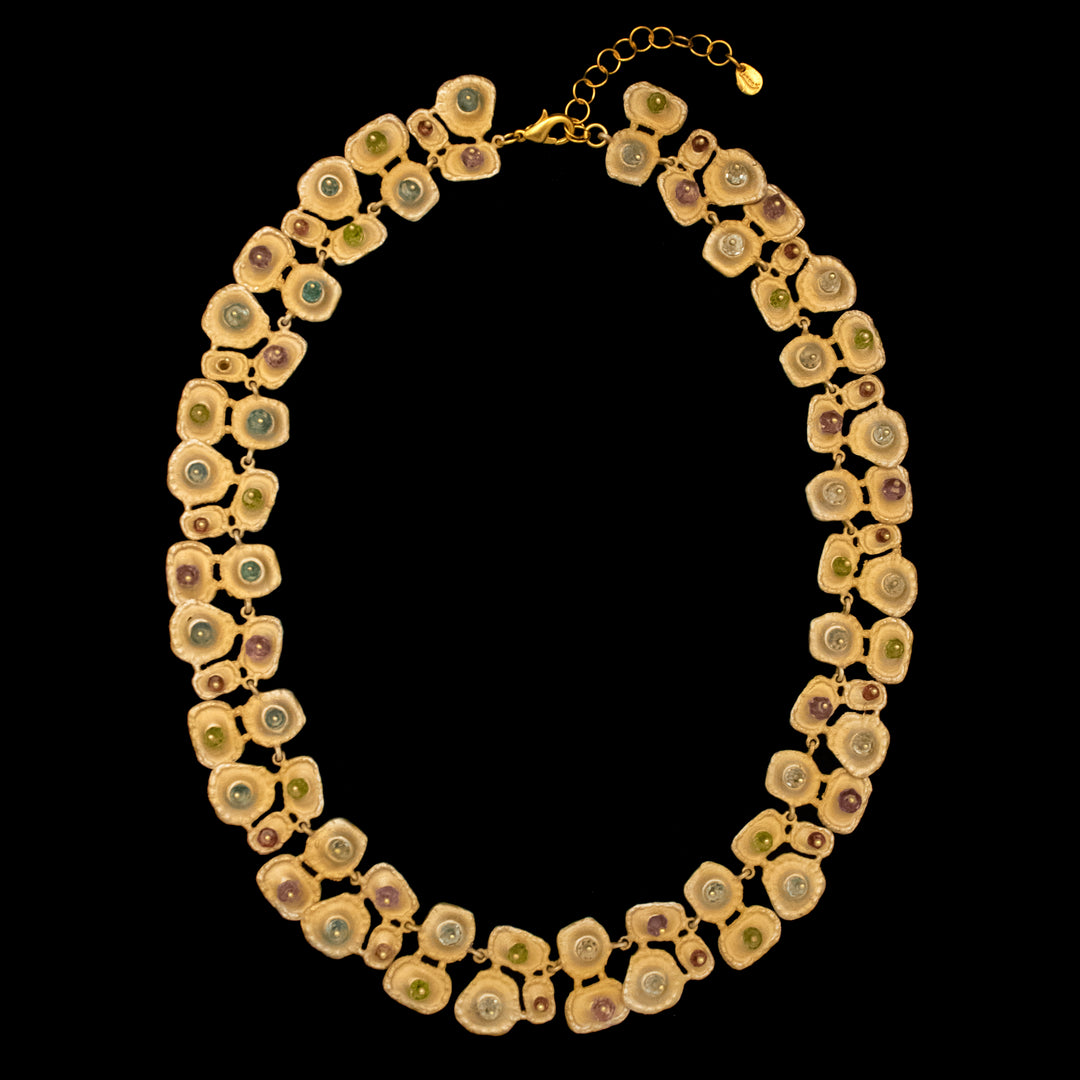 Image of the Michael Michaud Sea Urchin Collar Necklace - Web Exclusive on a black background