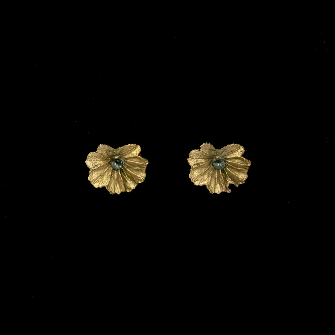 Image of the Michael Michaud Lady's Mantle Post Earrings - Web Exclusive on a black background
