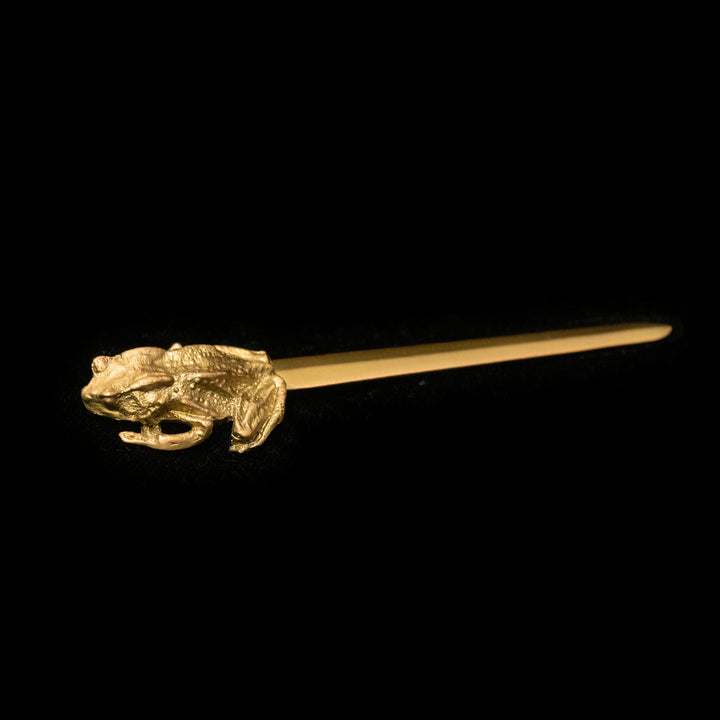 Image of the Michael Michaud Toad Letter Opener on a black background