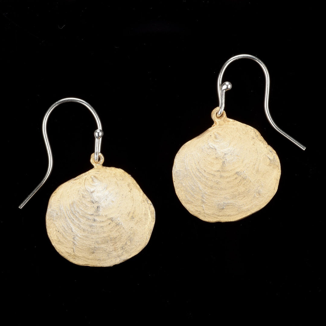 Image of the Michael Michaud Petite La Mer Earrings - Single Drop on a black background
