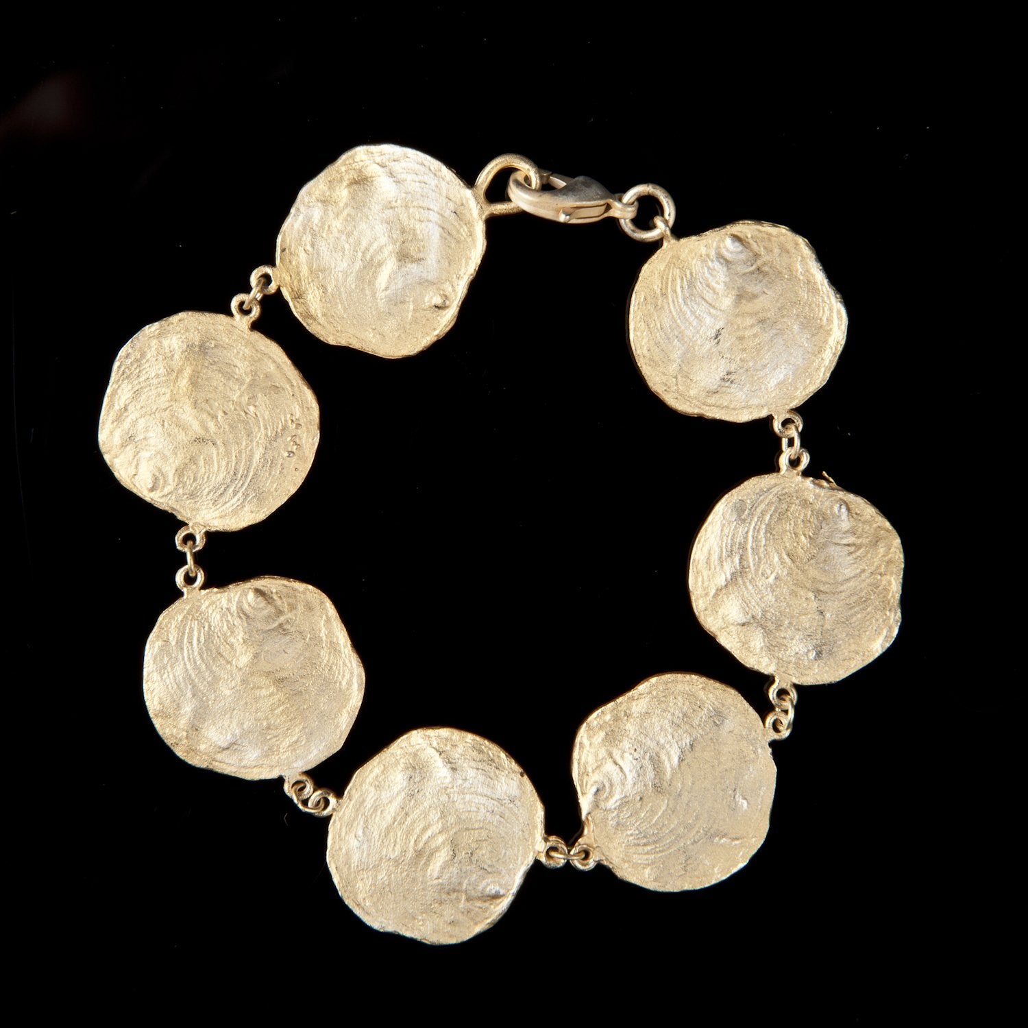 Image of the Michael Michaud Petite La Mer Bracelet on a black background