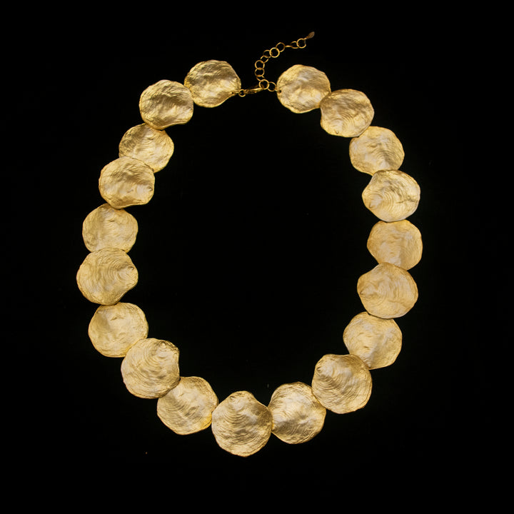 Image of the Michael Michaud Fine La Mer Statement Collar on a black background