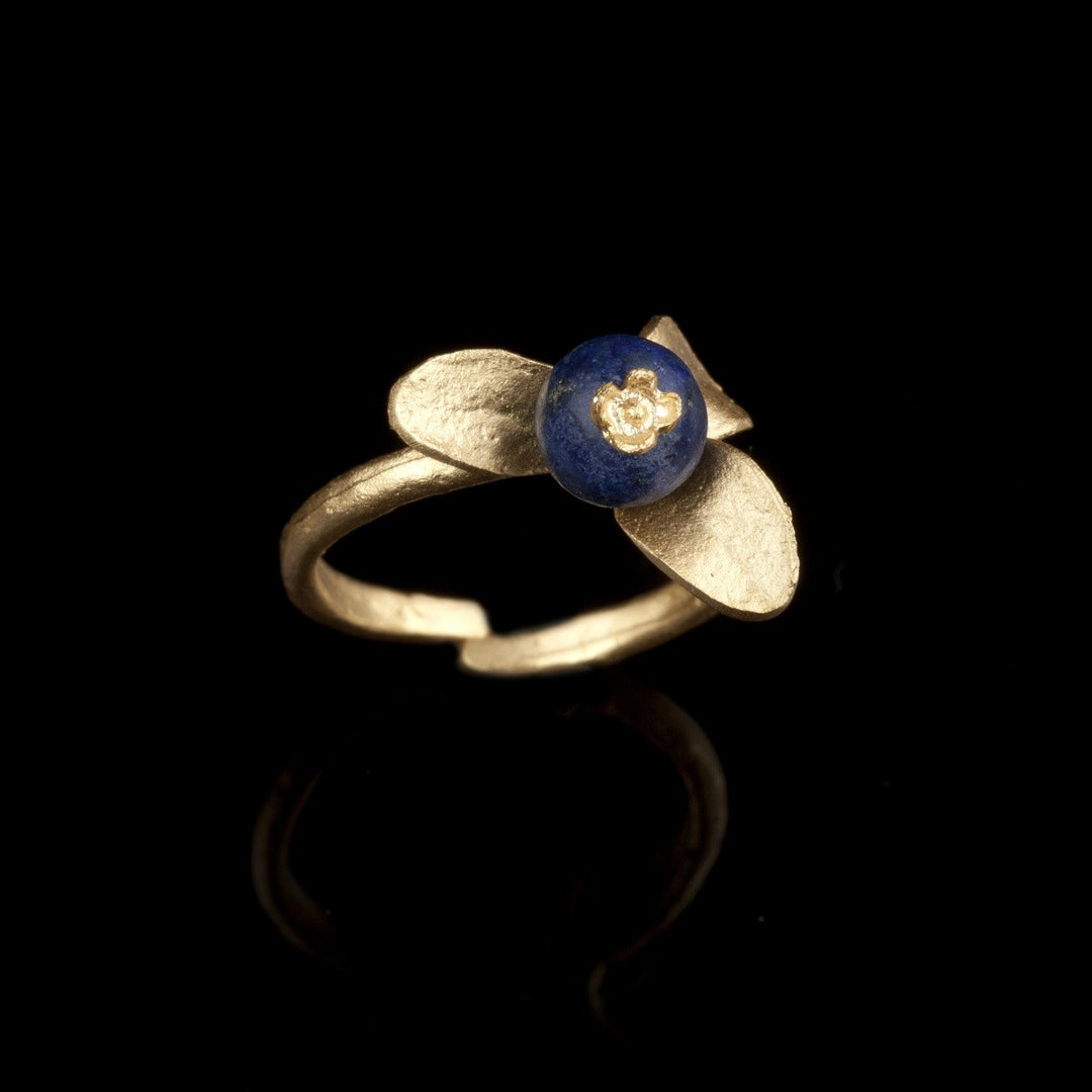 Image of the Michael Michaud Blueberry Ring on a black background