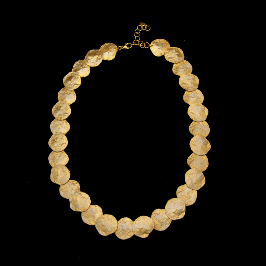 Image of the Michael Michaud Fine La Mer Statement Necklace on a black background