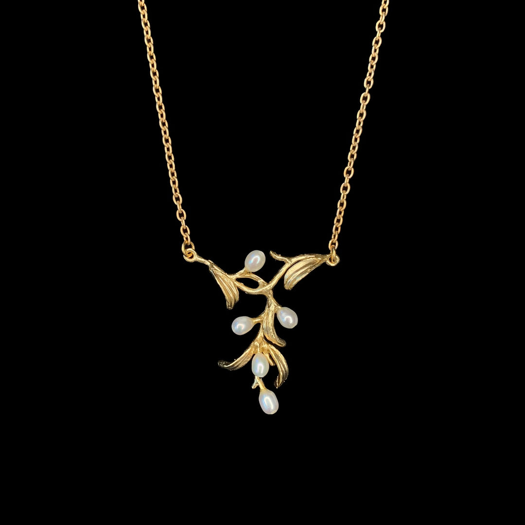 Image of the Michael Michaud Fine Night Willow Pendant - Twines on a black background