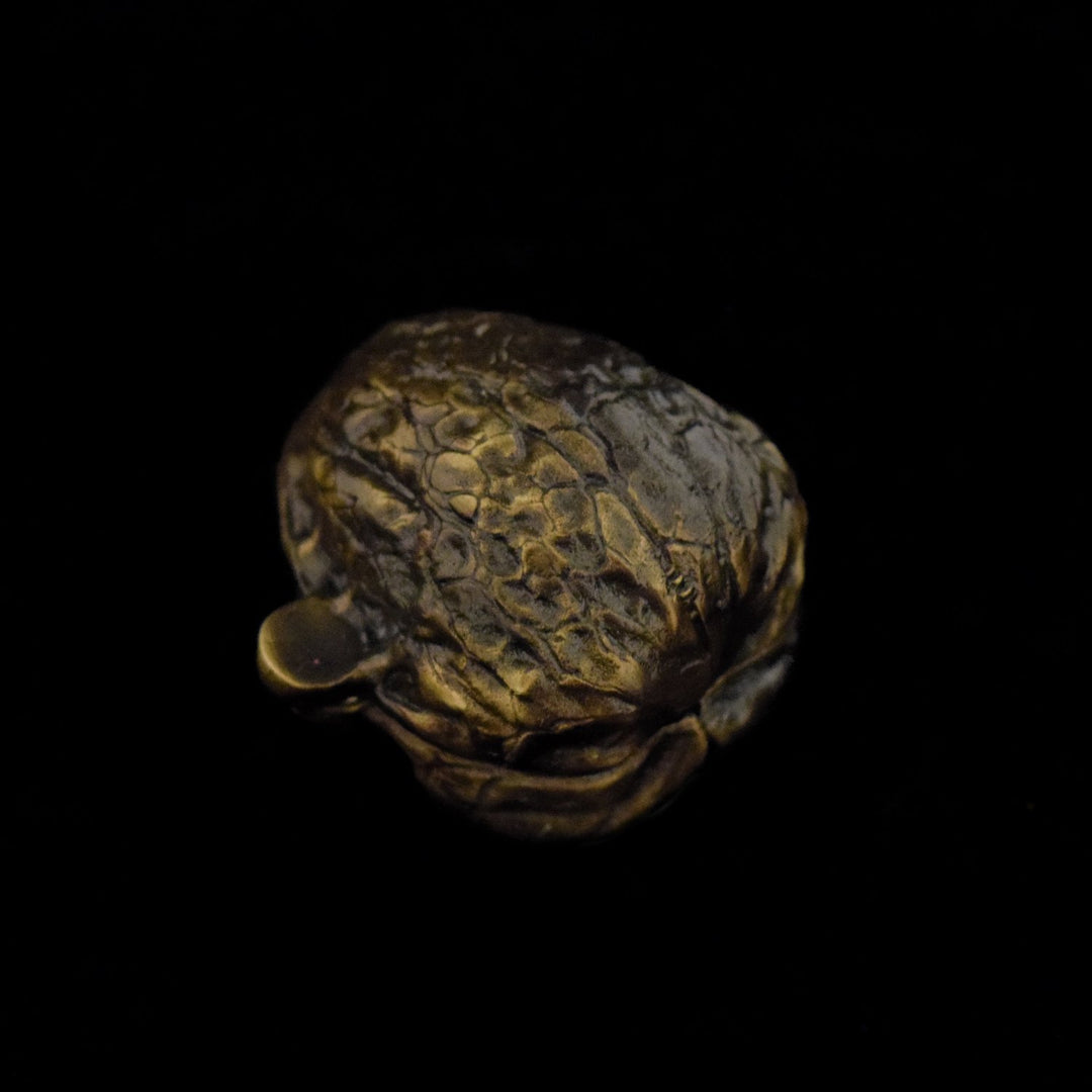 Image of the Michael Michaud Walnut Box on a black background