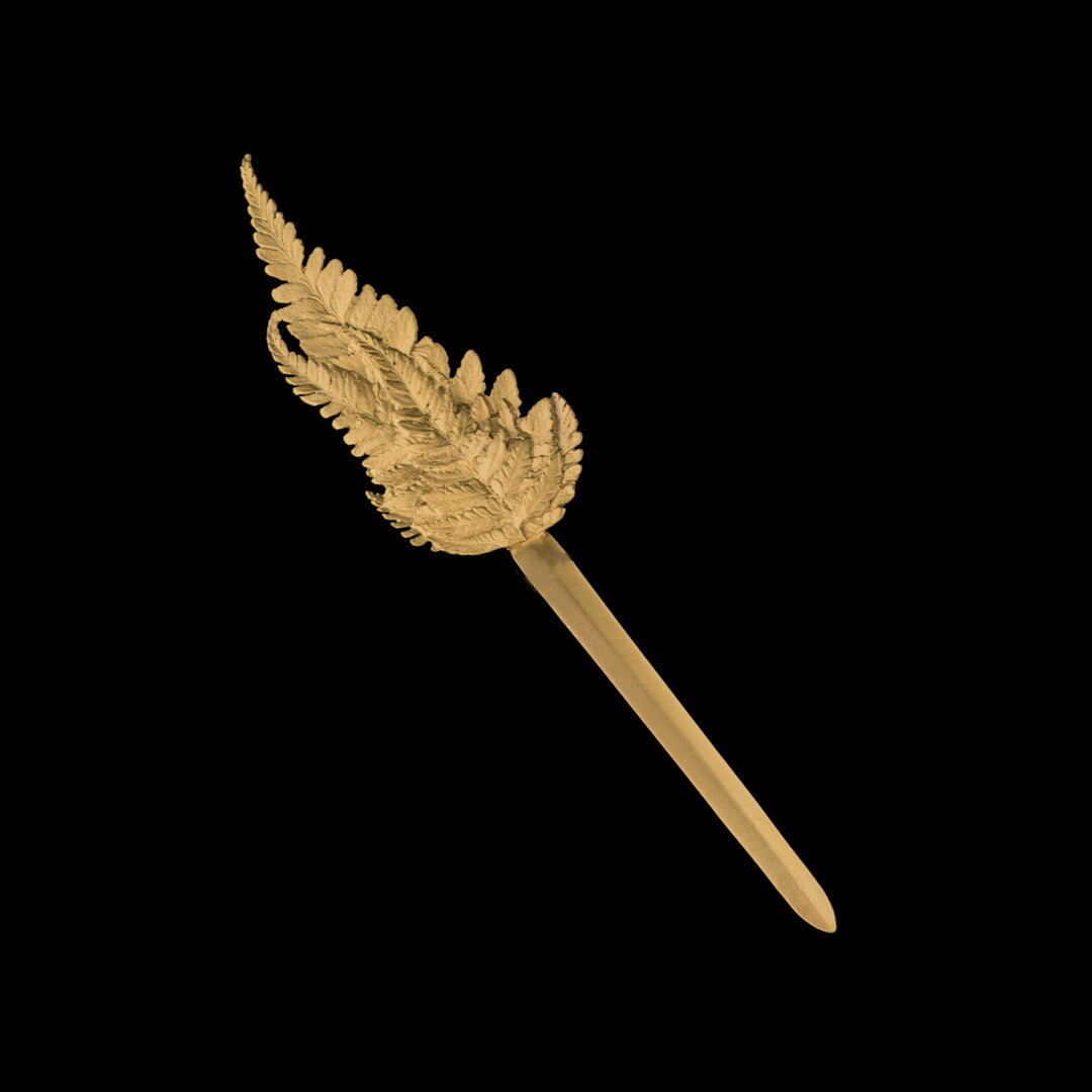 Image of the Michael Michaud Fern Letter Opener on a black background