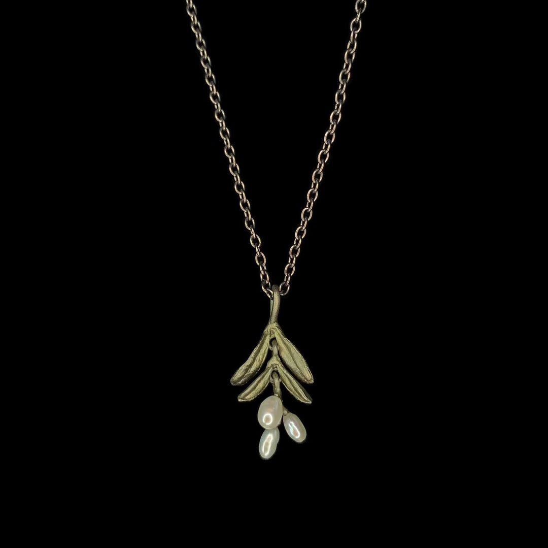 Image of the Michael Michaud Garden Vine Pendant - Dainty on a black background