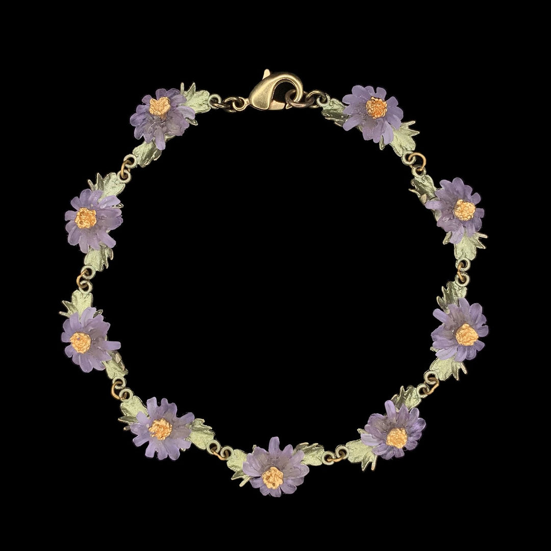 Image of the Michael Michaud Aster Bracelet on a black background