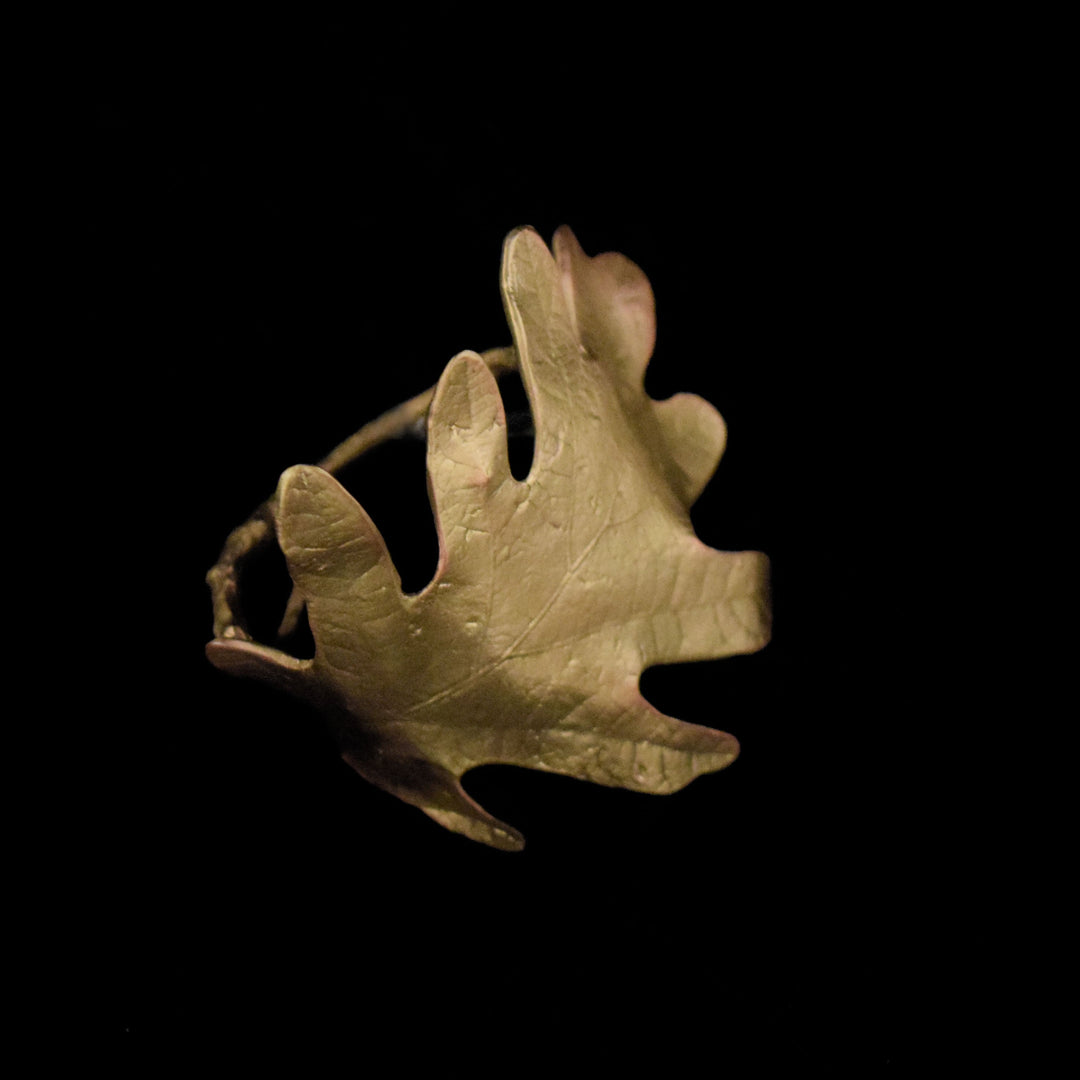 Image of the Michael Michaud Oak Napkin Rings on a black background